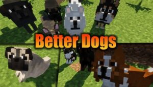 Better Dogs Texture Pack para Minecraft