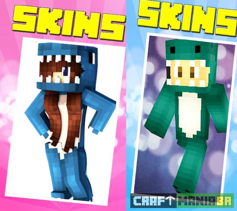 Dino Skins para Minecraft (melhores editores de skin)