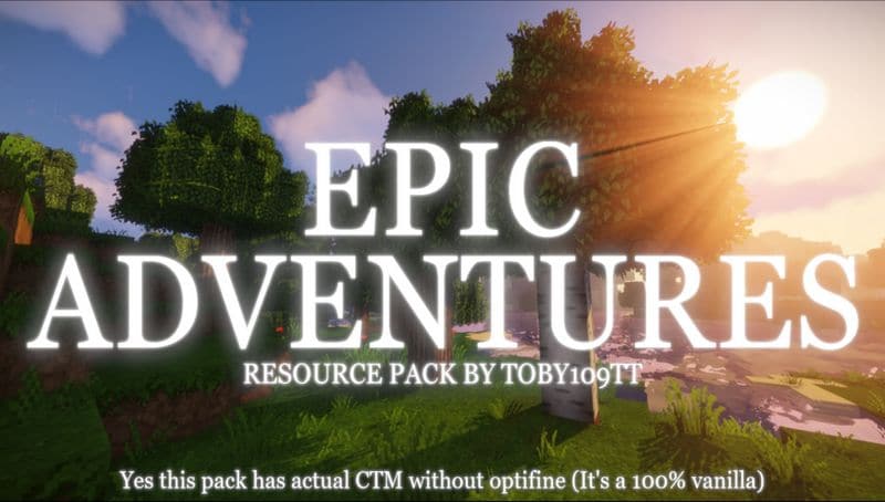 Vantagens do Epic Adventures texture pack