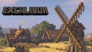 Excalibur Texture Pack Minecraft: Visual Rústico Fantástico e Medieval