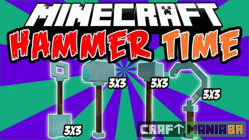 Características do Hammer Time Mod Minecraft