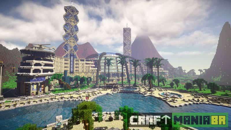 Minecraft map Island Resort