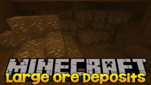 Large Ore Deposits Mod para Minecraft 1.12, 1.14, 1.15, 1.16 e 1.18