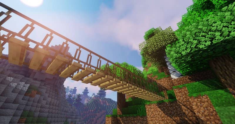 Como baixar o Macaw's Bridges mod Minecraft