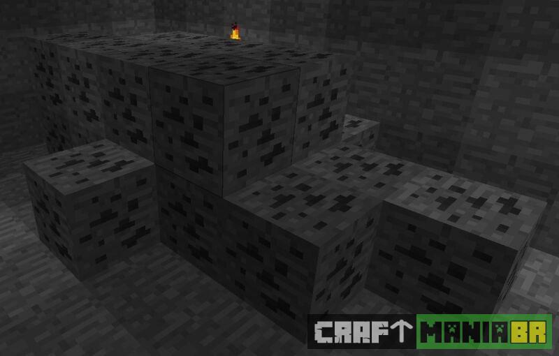 Como achar uma mina de carvão mineral Minecraft
