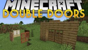 Minecraft Double Doors Mod: Abertura Simultânea de Portas Duplas, Portões e Alçapões!