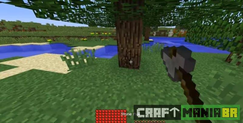 Características do Minecraft TreeCapitator mod