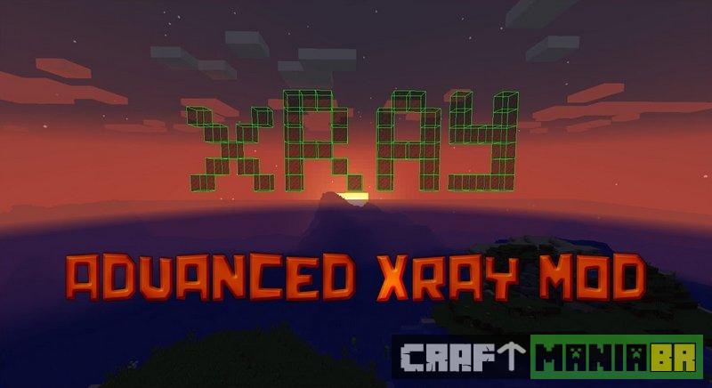 Características do Minecraft Xray mod 1.12.2
