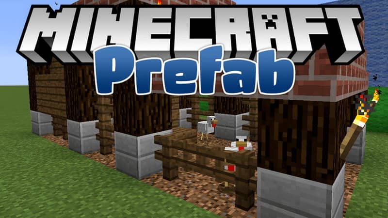 Características do Prefab mod Minecraft