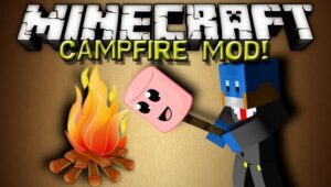 Simple Camp Fire Mod Minecraft para Fazer Fogueiras