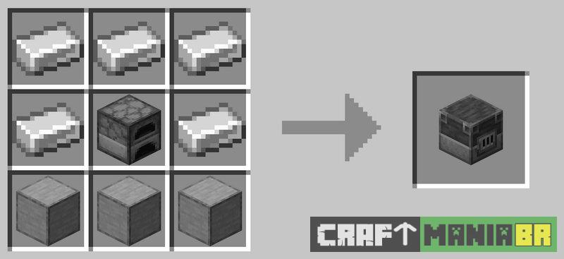 Utilidades da pedra lisa Minecraft: alto forno