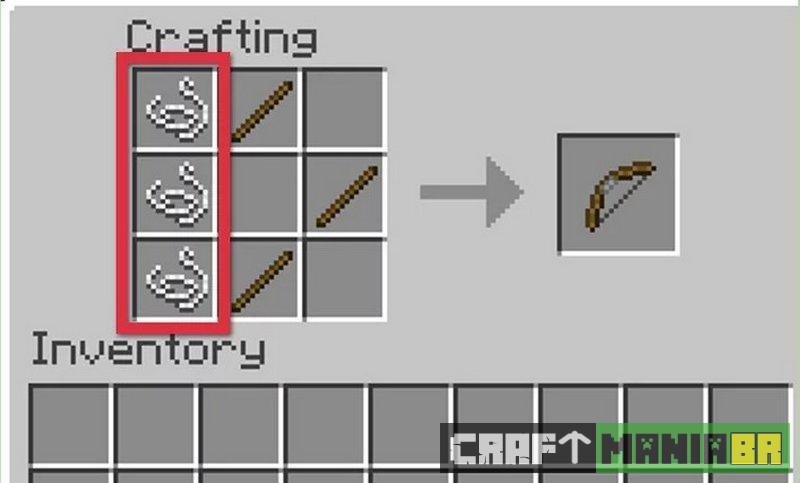 Como fazer um arco do Minecraft (receita de craft)