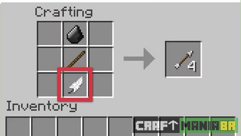 Como fazer uma flecha no Minecraft (receita completa)