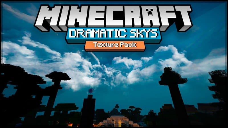 Baixe o Dramatic Skys Texture Pack