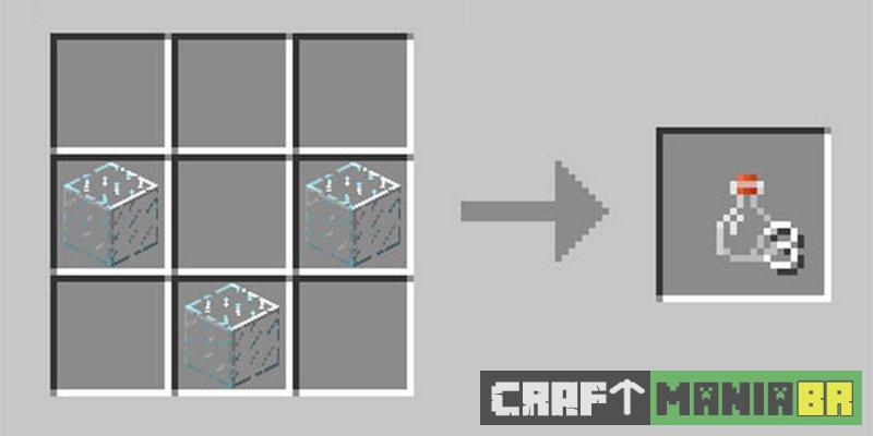 Frascos de cristal do Minecraft: receita de craft
